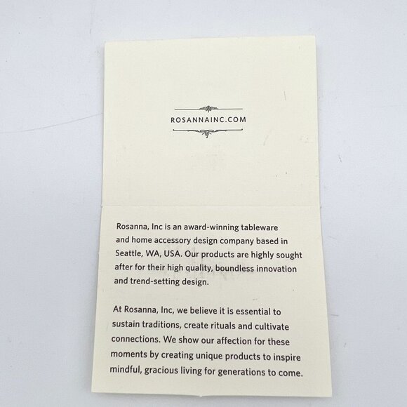 Rosanna Inc Dad Mug 6 oz White with Gold Trim Details Father's Day NIB - Picture 7 of 7